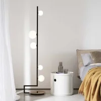 Ideal Lux Birds PT5 Lampada LED da Terra con Sfere in Vetro