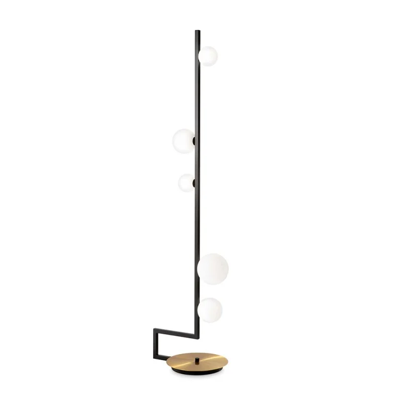 Ideal Lux Birds PT5 Lampada LED da Terra con Sfere in Vetro