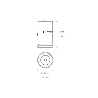 copy of Flos Bon Jour D. 45 Dimmable LED Recessed Spotlight 6W 3000K By Philippe Starck