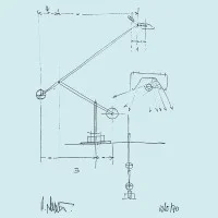 Artemide TIZIO Rossa Edizione 50° Anniversario By Richard Sapper