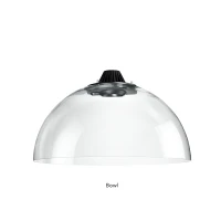 Flos Noctambule Led Suspension Glass Low Cylinder and Bowl by