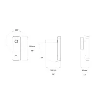 Astro Lighting Enna Surface USB Lampada LED da Parete Orientabile