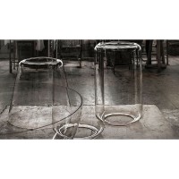 Flos Noctambule Led Suspension Glass Low Cylinder and Cone by