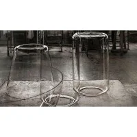 Flos Noctambule Led Suspension Glass Low Cylinder and Cone by