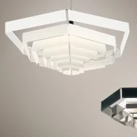 Artemide Lampada Esagonale Suspension Lamp By Bruno Munari