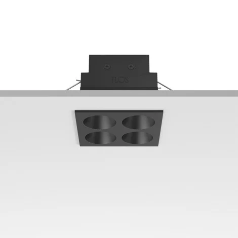 Flos Light Shadow Fixed Trim 4 Square LED DALI 10W 22° Incasso