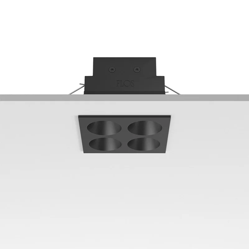 Flos Light Shadow Fixed Trim 4 Square LED DALI 10W 22° Incasso