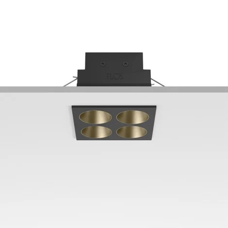 Flos Light Shadow Fixed Trim 4 Square LED DALI 10W 22° Incasso