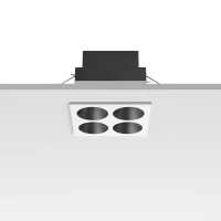 Flos Light Shadow Fixed Trim 4 Square LED DALI 10W 22° Recessed Flos Light Shadow Fixed Trim 4 Square LED DALI 10W 22° Recessed