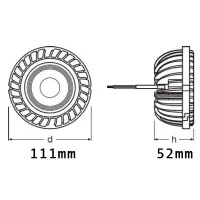 Osram PrevaLED COB 111 G1 25.9W 2800 lumen Modulo Led Lampada