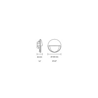 copy of iGuzzini Walky D50 Rotondo da Incasso a LED per Esterno IP66