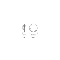 copy of iGuzzini Walky D50 LED Round Recessed for Outdoor IP66