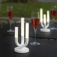 Slide Design Luna Rechargeable Battery Lamp By Antonio Lanzillo