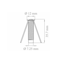 Lampo Mini Faretto Punto LED 12V da incasso per cielo stellato