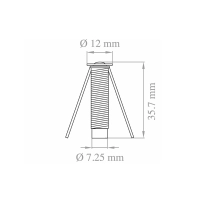 Lampo Mini Faretto Punto LED 12V da incasso per cielo stellato