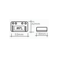 Qlt LVP Convertitore LED Da Tensione 12V-24V a 350mA Corrente Costante