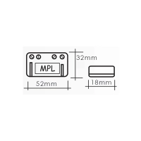 Qlt LVP Convertitore LED Da Tensione 12V-24V a 350mA Corrente Costante