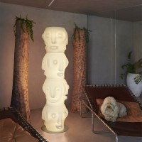 Slide Design Threebù Totem Lampada da Terra By Marcantonio