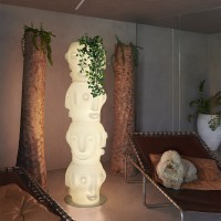 Slide Design Threebù Totem Pot Lampada da Terra By Marcantonio