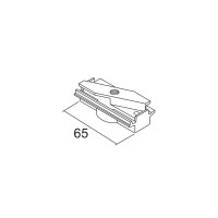 Ivela adapter white Mechanical Accessory for three-phase track