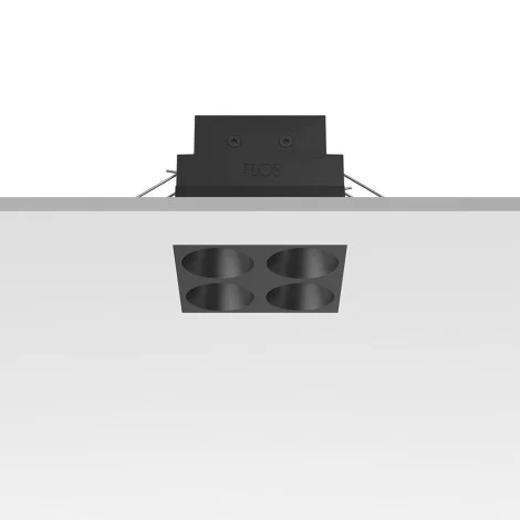 Flos Light Shadow Fixed No Trim 4 Square LED 10W 22° DALI Incasso