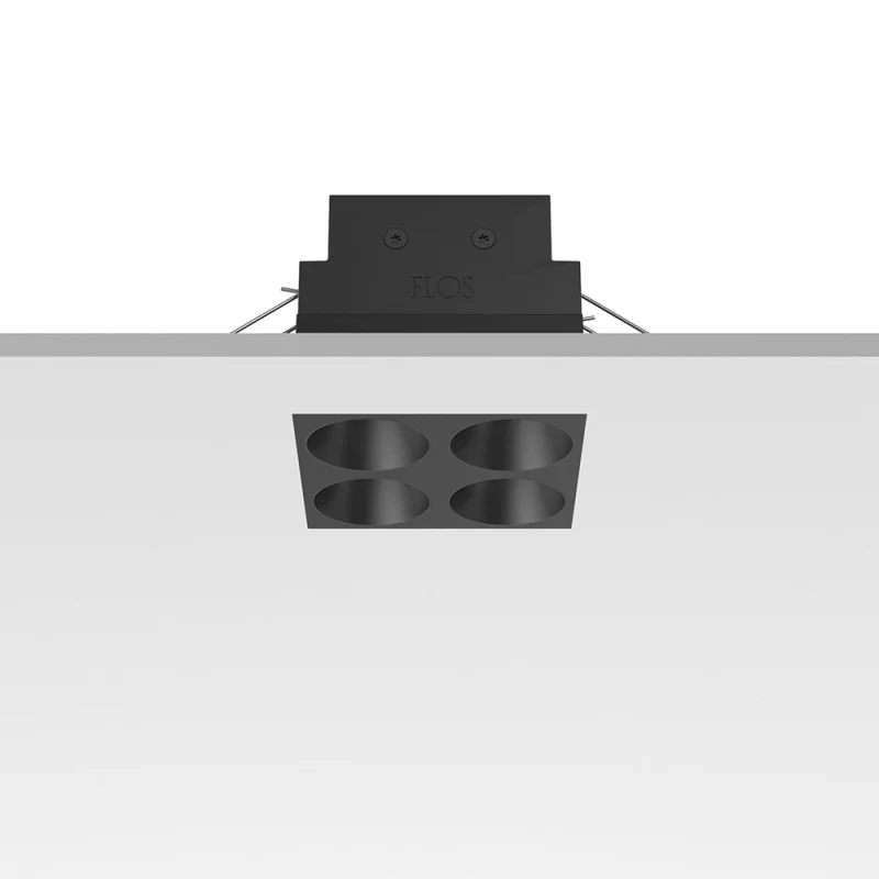 Flos Light Shadow Fixed No Trim 4 Square LED 10W 22° DALI Incasso