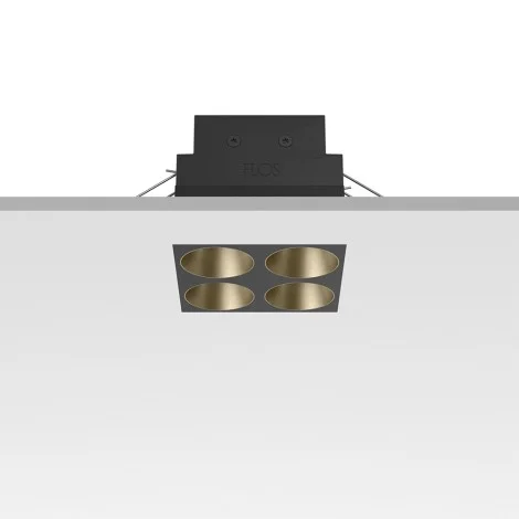 Flos Light Shadow Fixed No Trim 4 Square LED 10W 22° DALI Recessed