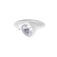 Lampo Faro LED 9W da Incasso DIKOR orientabile orizzontale e verticale