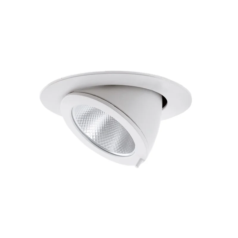 Lampo Faro LED 30W da Incasso GIMBALL orientabile orizzontale e verticale