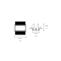 Flos Cornice Installazione per Light Shadow Fixed No Trim 2