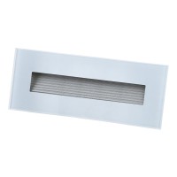 Lampo Segnapasso in Vetro TRICOLOR Inclinato a LED 6W per Scatole 506