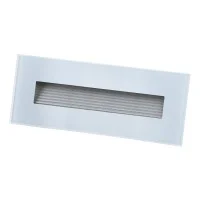 Lampo Segnapasso in Vetro TRICOLOR Inclinato a LED 6W per Scatole 506
