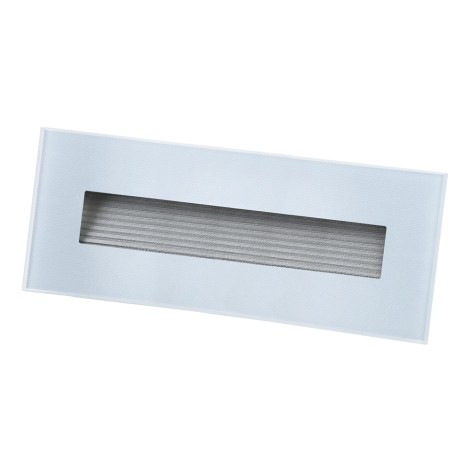 Lampo Segnapasso in Vetro TRICOLOR Inclinato a LED 6W per Scatole 506