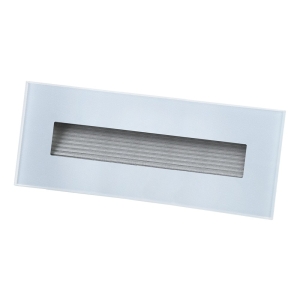 Lampo Segnapasso in Vetro TRICOLOR Inclinato a LED 6W per Scatole 506