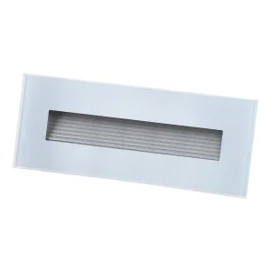 Lampo Segnapasso in Vetro TRICOLOR Inclinato a LED 6W per Scatole 506