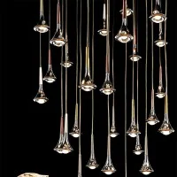 Lodes Rain LED Modular Suspension Lamp Minimal Design by Andrea Tosetto Lodes Rain LED Modular Suspension Lamp Minimal Design by Andrea Tosetto