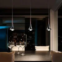 Lodes Rain LED Modular Suspension Lamp Minimal Design by Andrea Tosetto Lodes Rain LED Modular Suspension Lamp Minimal Design by Andrea Tosetto