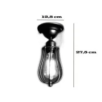 Ceiling lamp in the cage Vintage Filament bulb E27 Ceiling lamp in the cage Vintage Filament bulb E27