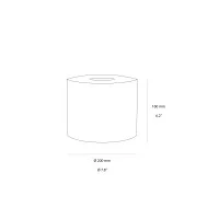 Astro Lighting Drum 200 Round Diffuser for Ravello Reader