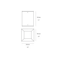 Isyluce Faretto GU10 a Cubo da Soffitto per Esterno IP54 Isyluce Faretto GU10 a Cubo da Soffitto per Esterno IP54