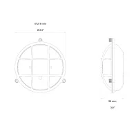 Astro Lighting Thurso Round Ceiling or Wall Applique for Outdoor Astro Lighting Thurso Round Ceiling or Wall Applique for Outdoor