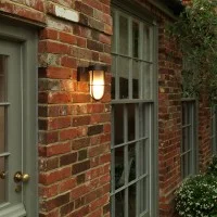Astro Lighting Cabin Wall Frosted Vintage Lamp for Outdoor