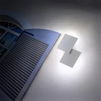 Lodes Puzzle Outdoor Double Square LED Wall Lamp IP65