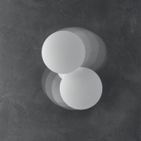 Lodes Puzzle Outdoor Round Double LED Wall Lamp IP65