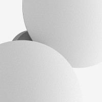 Lodes Puzzle Outdoor Round Double LED Wall Lamp IP65