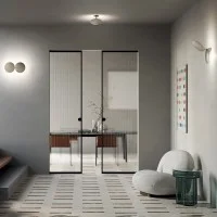 Lodes Puzzle Round Single LED Wall or Ceiling Lamp