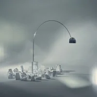 Flos Arco K 2022 Limited Edition in Cristallo By Castiglioni