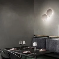 Lodes Puzzle Round Double LED Wall or Ceiling Lamp