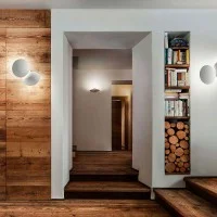 Lodes Puzzle Round Doube Lampada LED a Parete o Soffitto