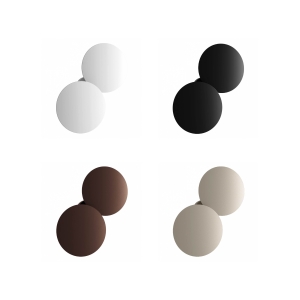 Lodes Puzzle Round Doube Lampada LED a Parete o Soffitto